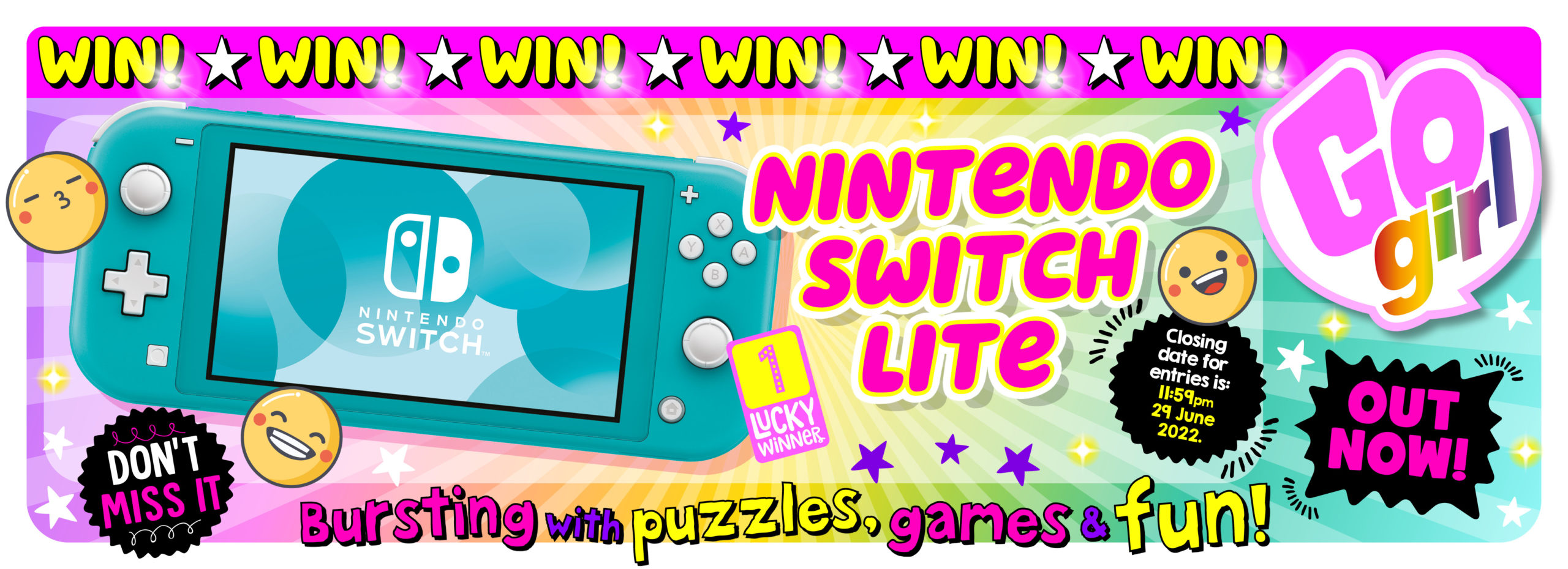 ISSUE 323: WIN A NINTENDO SWITCH LITE!