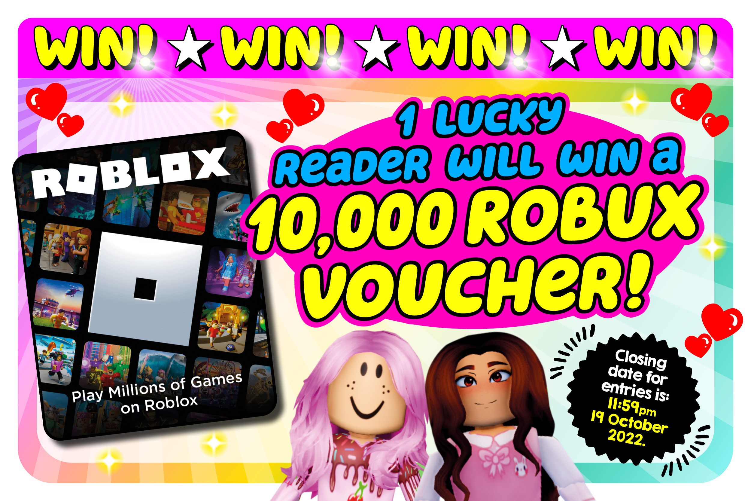 ISSUE 327: WIN! 10,000 ROBUX VOUCHER!
