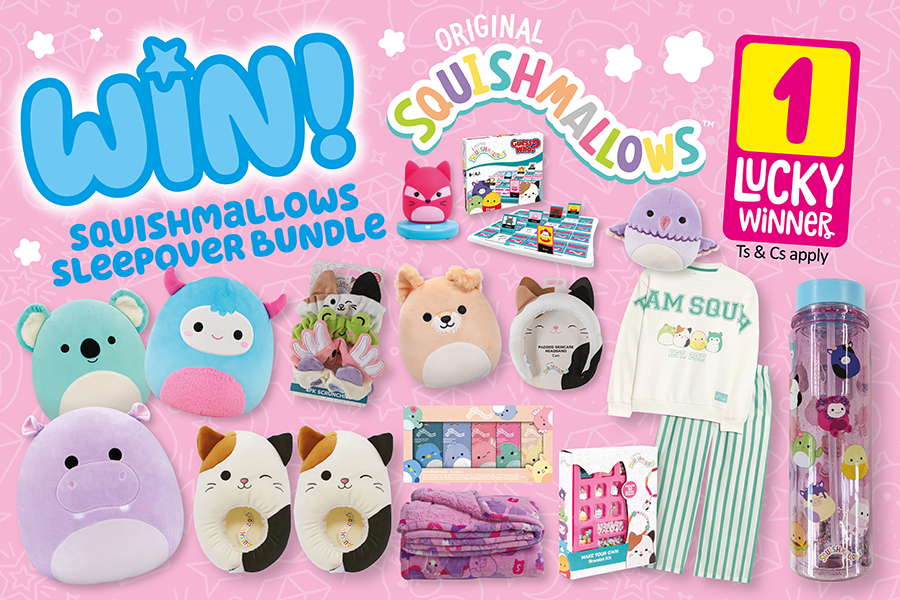 ISSUE 371: WIN! Squishmallows Sleepover Bundle!