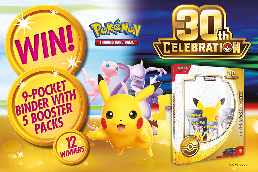 ISSUE 381: WIN! Pokemon 30th Anniversary Binder with Pokemon Cards!